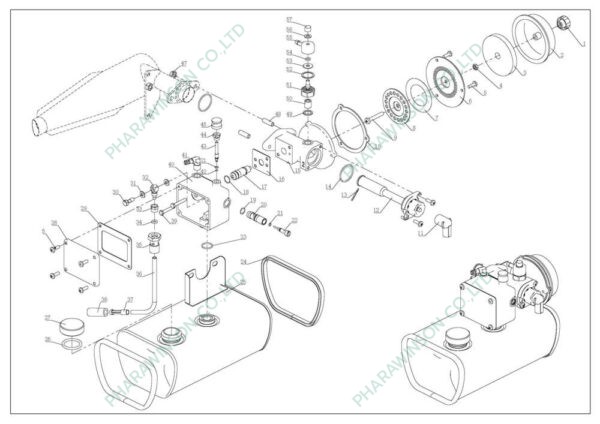 เครื่องพ่นหมอกควันสะพายไหล่ กำจัดยุงและแมลง Longray รุ่น TS35A